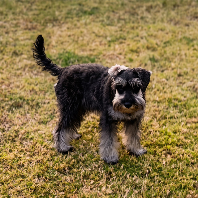 Adopt Miniature Schnauzer Puppy | SDA2636 Elite Companion 3 Miniature Schnauzer Puppy available for adoption through Small Dog Adoptions & Rehoming