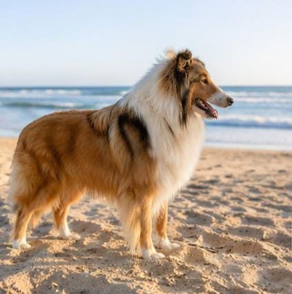 Allie is a one year old male Rough Collie